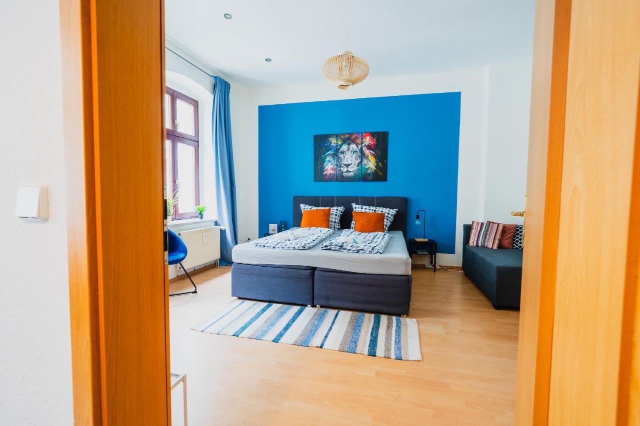 Blue Chili 08 - Magdeburg 2-Zimmer Altbau, Wi-Fi, 5 Pax Kültér fotó